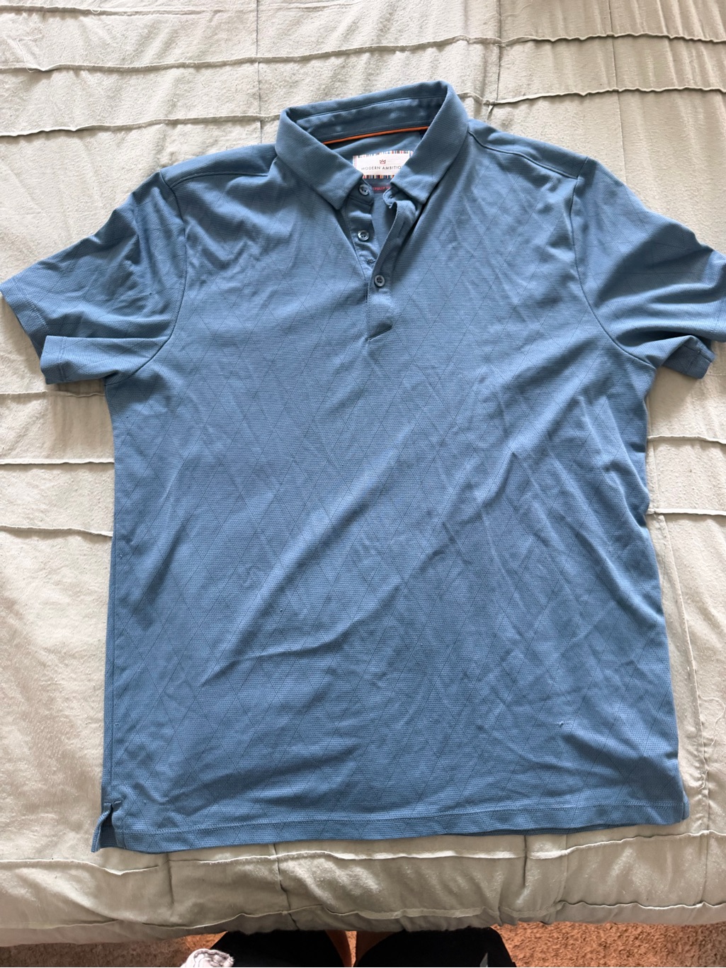 Men's Light Blue Polo Shirt - Classic Short Sleeve